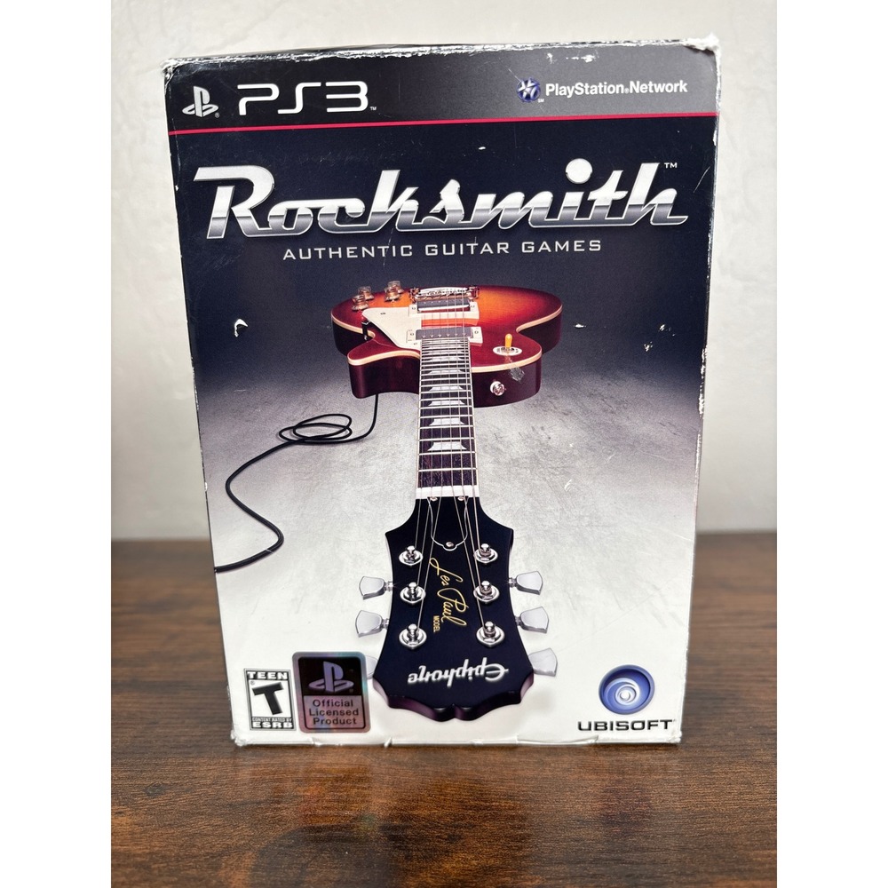 Rocksmith Sony PlayStation 3 PS3 Game with Real Tone Cable Bundle Ubisoft 2011